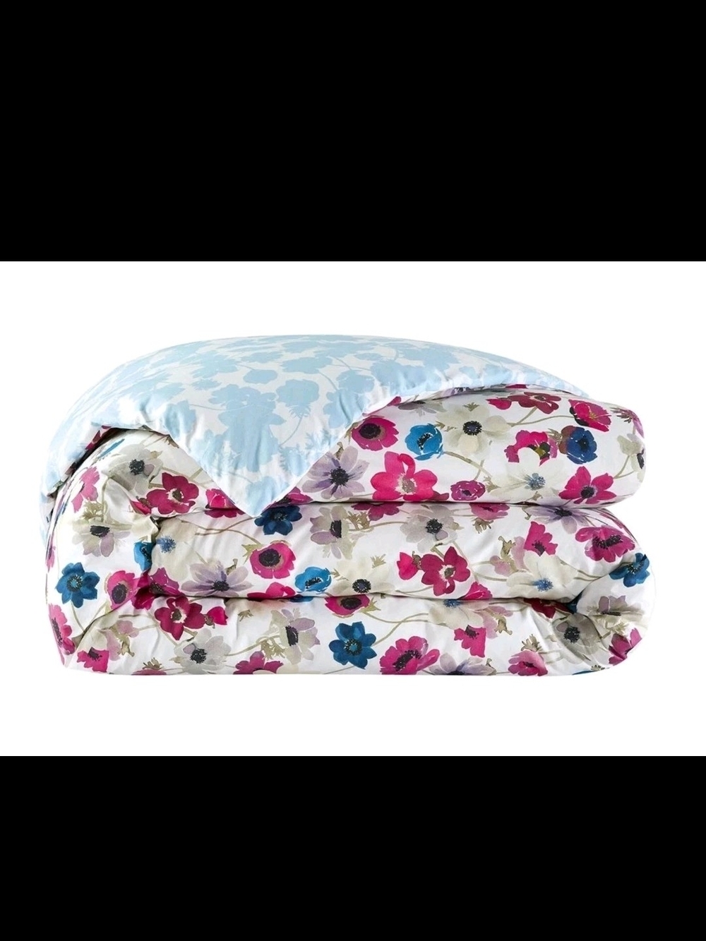 Anne de Solene Prairie Duvet Cover In Sz King - Colorful Floral - NEW!